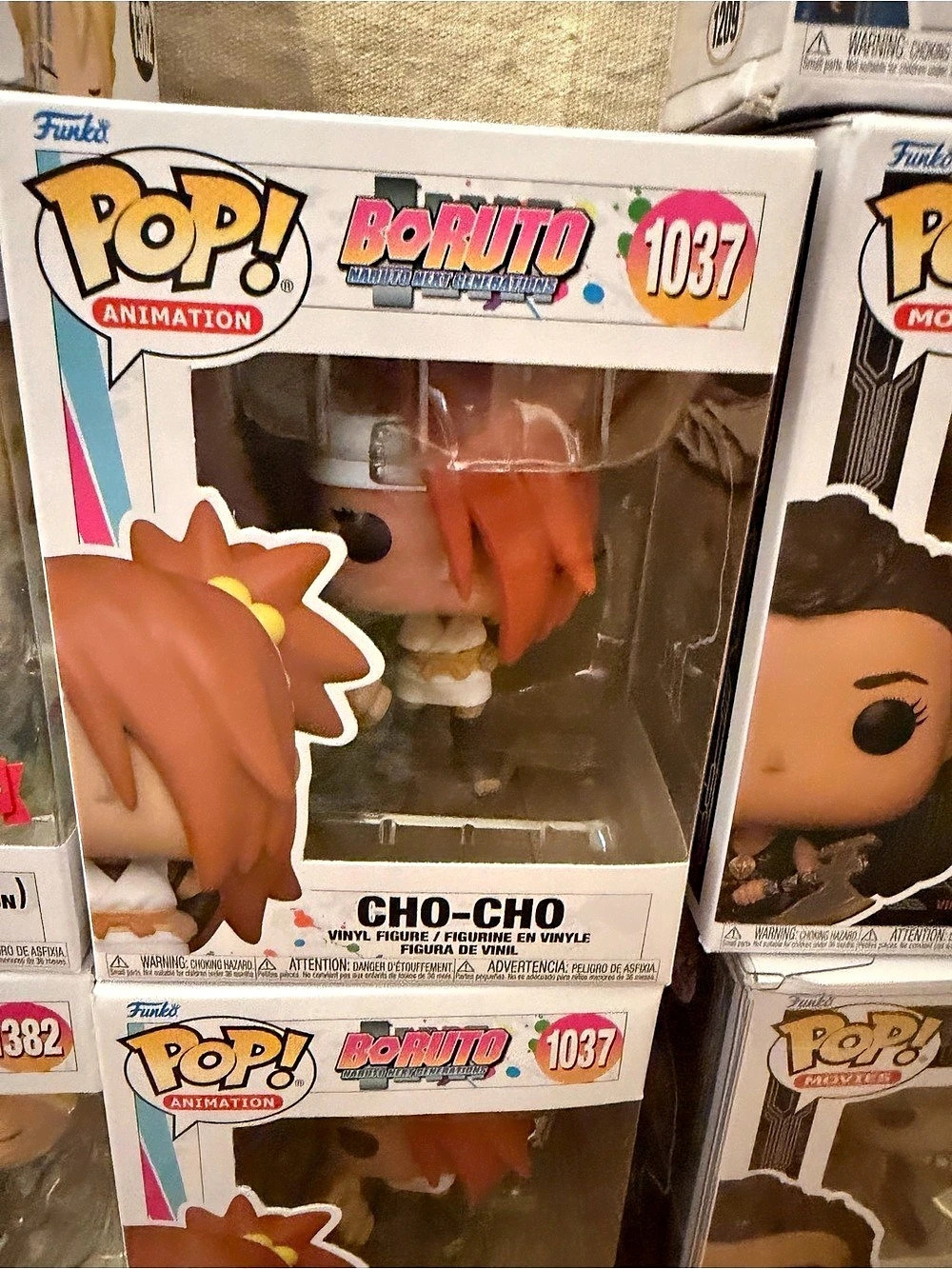 Funko Pop! Animation Boruto Cho-Cho #1037 Vinyl Figure NWT
